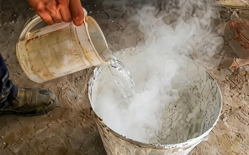 نکات ایمنی کار با آهک زنده